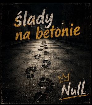 ślady na betonie